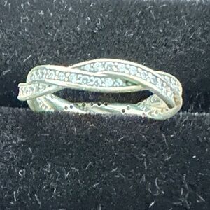 Pandora Silver Twisted Ring